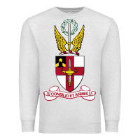 Oatmeal Heather Virginia Military Institute Premium Sweatshirt - linhVisuals