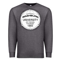 Charcoal Heather Washburn University Premium Sweatshirt - linhVisuals