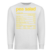 Oatmeal Heather pea salad nutrition facts funny thanksgiving christmas food Premium Sweatshirt - linhVisuals
