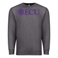 Charcoal Heather East Carolina University Premium Sweatshirt - linhVisuals