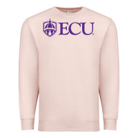 Pale Pink East Carolina University Premium Sweatshirt - linhVisuals