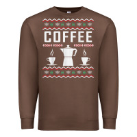 Chestnut coffee ugly sweater christmas Premium Sweatshirt - linhVisuals