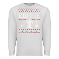 Dove Grey coffee ugly sweater christmas Premium Sweatshirt - linhVisuals
