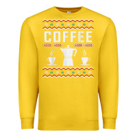 Lemon coffee ugly sweater christmas Premium Sweatshirt - linhVisuals