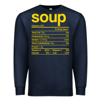 Navy soup nutrition facts funny thanksgiving christmas food Premium Sweatshirt - linhVisuals