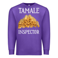 Purple tamale inspector mexican holiday christmas food Premium Sweatshirt - linhVisuals