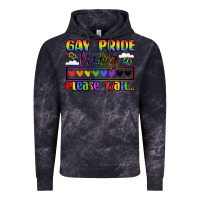 Cloud Black gay pride loading please wait Vintage Hoodie - LillyAllenDesigns