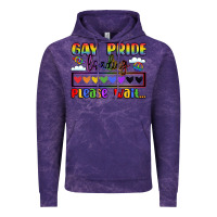 Cloud Purple gay pride loading please wait Vintage Hoodie - LillyAllenDesigns