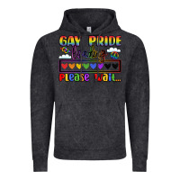Vintage Black gay pride loading please wait Vintage Hoodie - LillyAllenDesigns