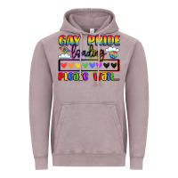 Vintage Zinc gay pride loading please wait Vintage Hoodie - LillyAllenDesigns