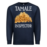 Navy tamale inspector mexican holiday christmas food Premium Sweatshirt - linhVisuals