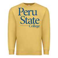 Antique Gold Peru State College Wordmark Premium Sweatshirt - linhVisuals