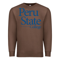 Chestnut Peru State College Wordmark Premium Sweatshirt - linhVisuals