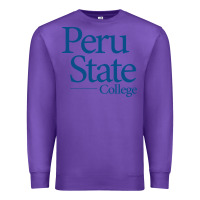 Purple Peru State College Wordmark Premium Sweatshirt - linhVisuals