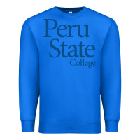 True Royal Peru State College Wordmark Premium Sweatshirt - linhVisuals