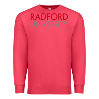 Cardinal Radford University Wordmark Premium Sweatshirt - linhVisuals