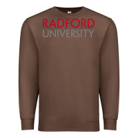 Chestnut Radford University Wordmark Premium Sweatshirt - linhVisuals