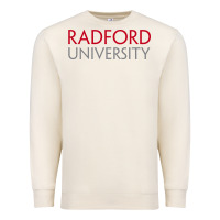 Sandshell Radford University Wordmark Premium Sweatshirt - linhVisuals