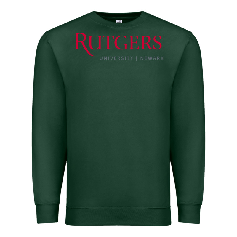 Rutgers University Newark Logotype Premium Sweatshirt by linhVisuals | Teevron