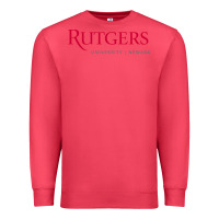 Cardinal Rutgers University Newark Logotype Premium Sweatshirt - linhVisuals