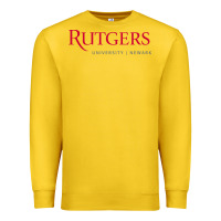 Lemon Rutgers University Newark Logotype Premium Sweatshirt - linhVisuals