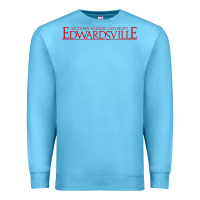 Ocean Blue Siue Wordmark Premium Sweatshirt - linhVisuals