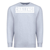 Heather Grey the challenge Premium Sweatshirt - linhVisuals