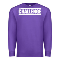 Purple the challenge Premium Sweatshirt - linhVisuals