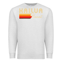 Oatmeal Heather kailua hawaii Premium Sweatshirt - linhVisuals
