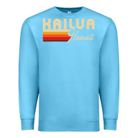 Ocean Blue kailua hawaii Premium Sweatshirt - linhVisuals