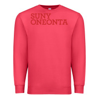 Cardinal Suny Oneonta Wordmark Premium Sweatshirt - linhVisuals