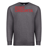 Charcoal Heather Suny Oneonta Wordmark Premium Sweatshirt - linhVisuals