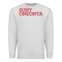 Dove Grey Suny Oneonta Wordmark Premium Sweatshirt - linhVisuals
