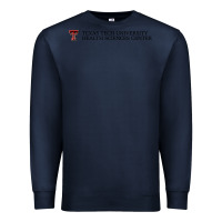 Navy Texas Tech University Health Sciences Center Wordmark Premium Sweatshirt - linhVisuals