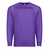Purple Texas Tech University Health Sciences Center Wordmark Premium Sweatshirt - linhVisuals