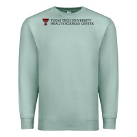 Seafoam Texas Tech University Health Sciences Center Wordmark Premium Sweatshirt - linhVisuals