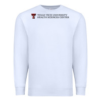 White Texas Tech University Health Sciences Center Wordmark Premium Sweatshirt - linhVisuals