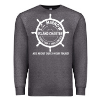 Charcoal Heather s.s. minnow tour Premium Sweatshirt - linhVisuals