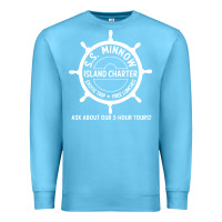 Ocean Blue s.s. minnow tour Premium Sweatshirt - linhVisuals