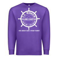 Purple s.s. minnow tour Premium Sweatshirt - linhVisuals