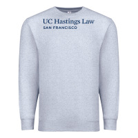 Heather Grey Uc Hastings Wordmark 2019 Premium Sweatshirt - linhVisuals