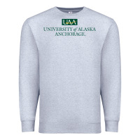 Heather Grey University Of Alaska Anchorage Premium Sweatshirt - linhVisuals