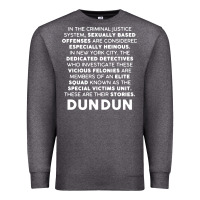 Charcoal Heather law and order svu opening monologue Premium Sweatshirt - linhVisuals