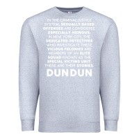 Heather Grey law and order svu opening monologue Premium Sweatshirt - linhVisuals