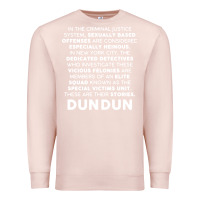 Pale Pink law and order svu opening monologue Premium Sweatshirt - linhVisuals
