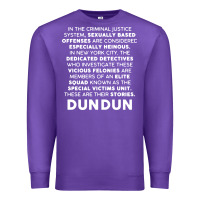 Purple law and order svu opening monologue Premium Sweatshirt - linhVisuals
