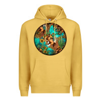 Antique Gold western pattern circle Premium Hoodie - Jasminsmagicworld