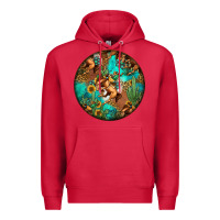 Cardinal western pattern circle Premium Hoodie - Jasminsmagicworld