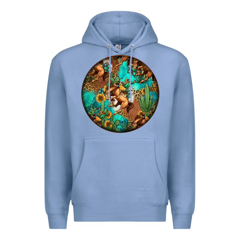 Western Pattern Circle Premium Hoodie by Jasminsmagicworld | Teevron