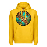 Lemon western pattern circle Premium Hoodie - Jasminsmagicworld